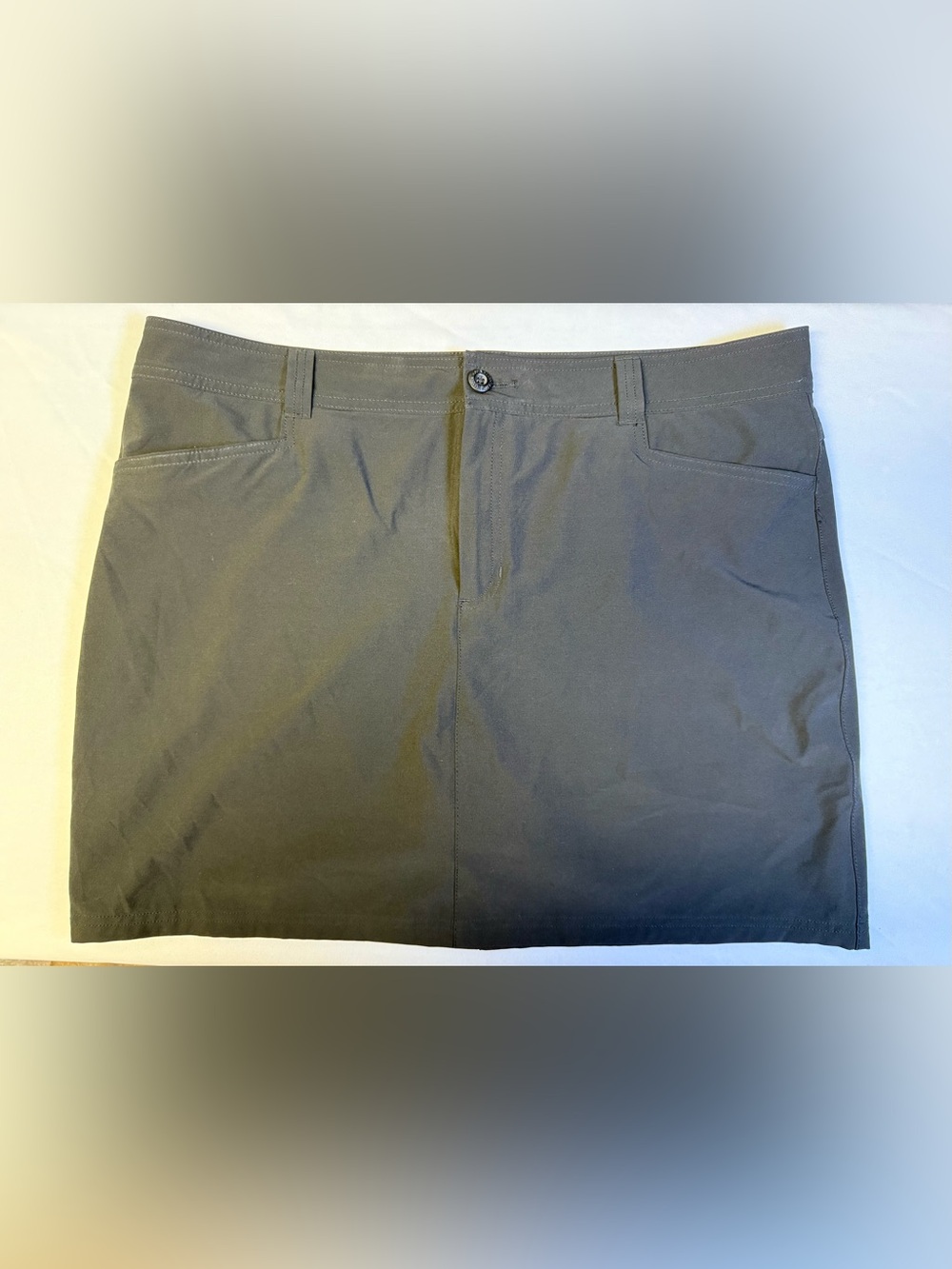 Eddie Bauer Black Straight Mini Skirt